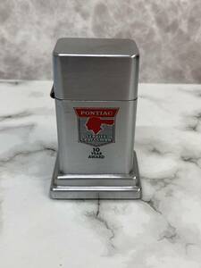 ビンテージ■PONTIAC ポンティアック ZIPPO ジッポー ライター vintage 卓上型 バークロフト■企業 車メーカー 世田谷ベース WOLF