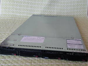 SuperMicro CSE-819U X10DRU-i 1U LGA2011-3 SFP 10Gbps? Titanium電源 Xeon E5-2650v4 x2 TeslaなどGPUサーバに Nutanix