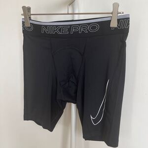 NIKE ナイキ　メンズショートスパッツ　L 黒　トレーニングパンツ　ブラック　メンズインナーパンツ ドライフィット　男性パンツ 