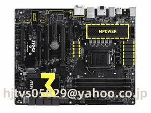 MSI Z97 MPOWER マザーボード Intel Z97 LGA 1150 4×DDR3 DIMM ATX メモリ最32G対応 保証あり　