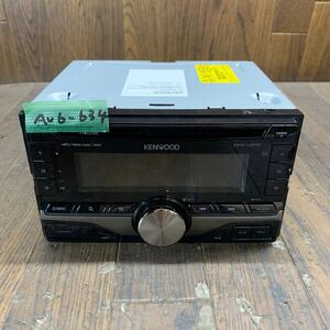 AV6-634 激安 カーステレオ CDプレーヤー KENWOOD DPX-U510 40501316 CD USB AUX FM/AM 通電未確認 ジャンク