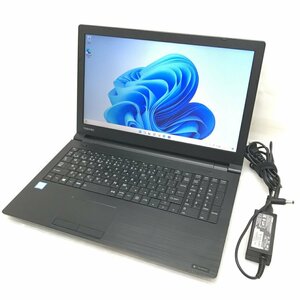 薄型軽量 Windows11 Pro TOSHIBA dynabook B55/D PB55DFAD42DAD81 Core i3-6100U 4GB HDD500GB 15.6インチ T009002