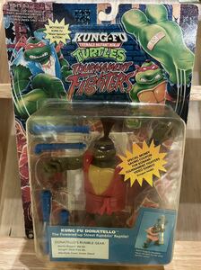 ミュータントタートルズ　レア　TMNT KUNGFU ドナテロ　DON フィギュア アメトイ　ビンテージ　PLAYMATES 当時物　