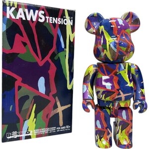 BE@RBRICK xKAWS Tension 2021 x 400% ベアブリック MEDICOMTOY 美品 希少 中古 箱付き