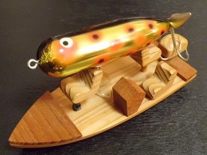 マグナムトーピ－ド　ヘドン(Heddon)　オ－ルド(old Heddon） 金メッキボディ－　美品