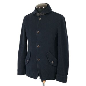 メンズビギ/MIND BLOW☆襟ベルト/鹿の子生地/ソフトジャケット/ブルゾン【メンズL/紺/navy】Coat/Jacket/Jumper◇cBH542