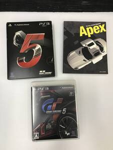 浜/PS3ソフト/GRAN TURISMO5/BCJS3000/動作未確認/プレイステーション3/ブックレット付/9.5-216奥村