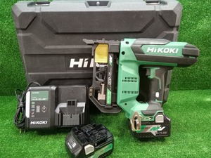 中古品 HiKOKI ハイコーキ 36V マルチボルト コードレス フロア用タッカ N3604DM(NNK) バッテリー×2+充電器