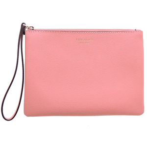 【10/15まで！ローン48回無金利】［飯能本店］Kate Spade ケイトスペード ポーチ レザー ピンク レディース DH71705