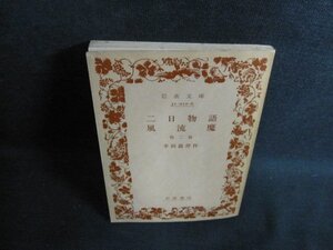 二日物語・風流魔 他二編　幸田露伴　カバー無シミ日焼け強/PAZC