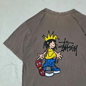 1円スタート！　ステューシー　Tシャツ　80s 90s ビックロゴ　スケートガール　オールドステューシー　ヴィンテージ　激レア　黒タグ　初期