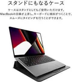 15 16 Pro ステンド MacBook マックブック レザーケース Air