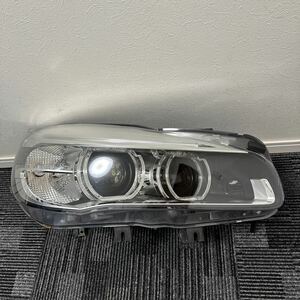 中古 BMW F45 F46 前期 2シリーズ 純正 右 運転席 LED ヘッドライト ヘッドランプ 0 301 290 632 11 0301290632111 ②