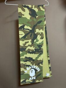 A BATHING APE エイプ　初期　マフラー　カモフラ　迷彩