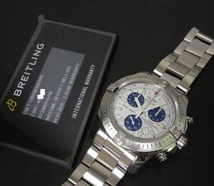 美品 2020年米国正規店購入 BREITLING ブライトリング コルト クロノグラフ A7338811/G790 メンズ 国際保証書あり 純正内外箱あり 本物