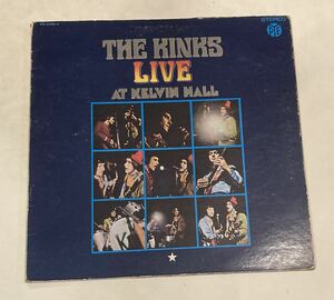 【当時物】レコード　THE KINKS LIVE AT KELVIN HALL キンクス　国内盤 