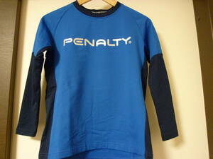 [即決]PENALTY　裏起毛長袖シャツ ブルー　140サイズ　☆タグ付き・新品・未使用★