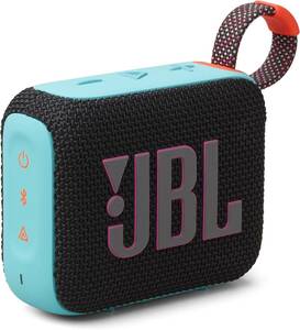 ファンキーブラック JBL GO4 Bluetoothスピーカー USB C充電/IP67防塵防水/アプリ対応/パッシブラジエータ