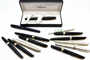 (ペン先18K) PARKER パーカー,PLATINUM プラチナ 万年筆 おまとめ※筆記未確認◆おたからや【x-B28550】同梱-2