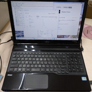 富士通 lifebook ah47/j 美品 i7 3632qm、BDドライブ、ssd120GB搭載