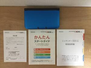 ◯中古品◯任天堂◯3DS LL◯ブルーブラック◯タッチペン◯SDカード◯Nintendo◯送料全国一律410円◯