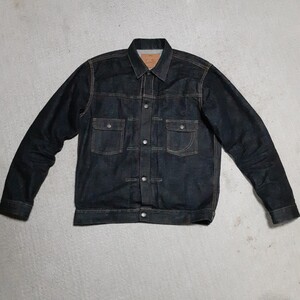 MOMOTAROJEANS 桃太郎ジーンズデニムジャケット 銅丹レーベル 2nd MJ2103 44 セルビッチ オーバーサイズ 14.7オンス