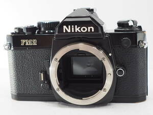 ★特上品★ ニコン NIKON NEW FM2 ブラックボディ ★772万台 ★シャッター 露出計オーケー ＃A577