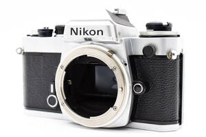 【美品・動作確認済】Nikon ニコン FE Silver シルバー Body Only ボディ 35mm SLR Film Camera F Mount #C06