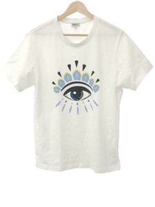 KENZO ケンゾー アイプリントクルーネックTシャツ ホワイト M F955TS0494YC ITQW5OYLV518