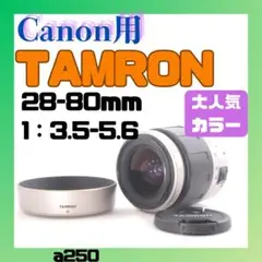 大人気カラー✨TAMRON　Canon用　標準　レンズ　28-80ｍｍ　ズーム