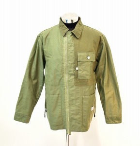 BEDWIN & THE HEARTBREAKERS ベドウィン USMC COVERALL JACKET "NICK" ミリタリーカバーオールジャケット 3 OLIVE 長袖 日本製