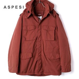 ASPESI(アスペジ) / ガーメントダイポリエステルナイロン中綿入りM-65ジャケット(NEWCAMP JACKET) [asp2470181-L]