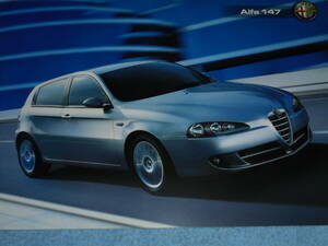★2007年 モデル アルファ 147 リーフレット 海外版▲ALFA ROMEO 2.0 セレスピード 直4 ツインスパーク 16V 2000▲ALFA 147 2L カタログ