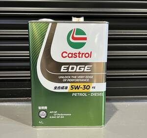 CASTROL EDGE 5W-30 FE 4L×1缶 API/SP GF-6A CF Performance 全合成油 カストロール エッジ 4輪車ガソリン/ディーゼルエンジン両用