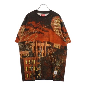 SUPREME シュプリーム 19AW Martin Wong Ridge Street S/S Top マーティン ウォン 総柄 半袖Tシャツ マルチ