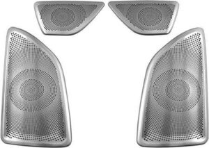 Bクラス W246 ステンレスドアスピーカーパネル 4PC サテンシルバー SPEAKER－078 B18