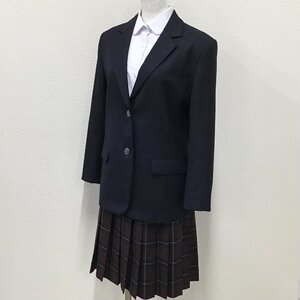 O760/T(中古)栃木県 宇都宮市立城山中学校 女子制服3点 /155/M/L/W66/ブレザー/ブラウス/スカート/TOMBOW Primary/冬服/学生服/卒業生品