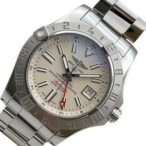 ブライトリング BREITLING アベンジャー　II GMT A3239011/G778 ホワイト SS 腕時計 メンズ 中古