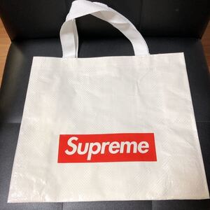 【Supreme】トートバッグ 白 / トート ショッパー シュプリーム ボックスロゴ BOXロゴ BOXLOGO ノベルティ