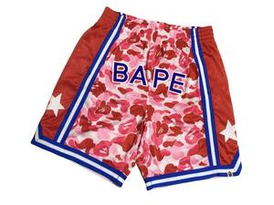 BAPE BASKETBALL SHORTS “PINK CAMO”XLサイズ