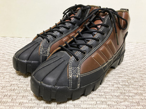 ♪希少 ほぼ新品 1996年製 adidas 079173 Winter Ball？Leather Shoes アディダス ウインターボール似 品名不詳 レザーシューズ US9.0♪