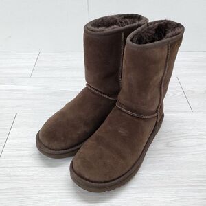 4-1120T◎UGG W CLASSIC SHORT サイズ24cm ムートン ブーツ ブラウン アグ 239568