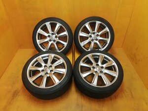 『送料無料』トヨタクラウンアスリート200系 純正 225/45R18 4本セット 18×8J 114.3×5 ET45 200系クラウン など