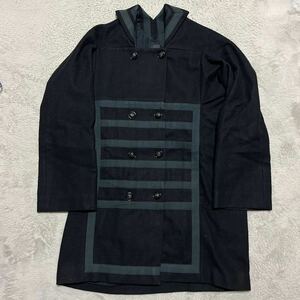 Bernhard Willhelm ベルンハルトウィルヘルム Pコート　黒　ブラック　WOOL M JACKET ジャケット　