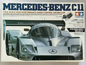 TAMIYA タミヤ 1/10 電動RC 2WDレーシングカー MERCEDES-BENZ C11メルセデス・ベンツ C11 完成ボディ仕様 未組立品 当時物 日本製 絶版品 