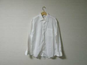 Ermenegildo Zegna SHIRT ゼニア LINEN リネン 麻 シャツ white