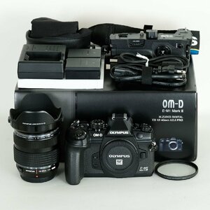 [美品｜シャッター数6,554回｜バッテリー2個、バッテリーグリップ付] OLYMPUS OM-D E-M1 Mark III [12-40mm F2.8 PROキット]