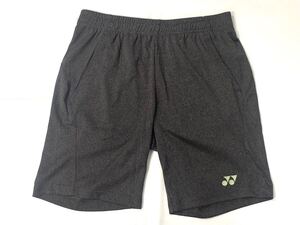 49★即決★ヨネックス★ハーフパンツ★Lサイズ★濃グレー★TRU-COOL★中古★YONEX★バドミントン★テニス★