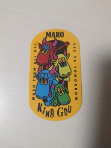 MARO KingGnu コラボステッカー シール