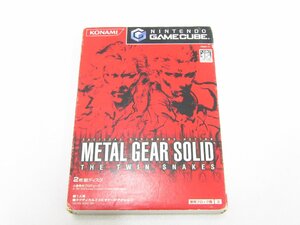 NINTENDO GAMECUBE METAL GEAR SOLID メタルギアソリッド ザ・ツインスネークス 2枚組 コナミ 箱説あり 中古品 ◆030231